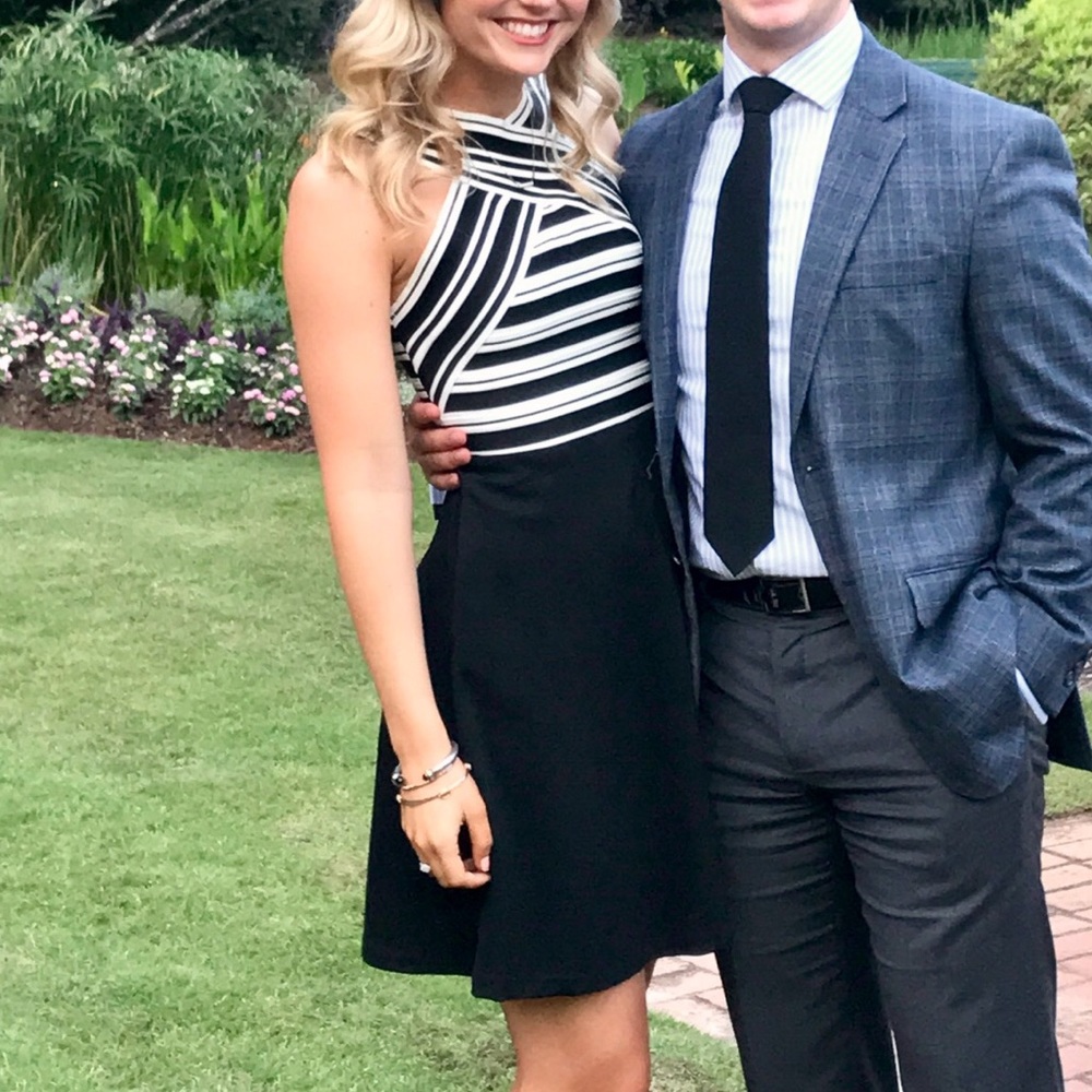 Black and White Anthropologie Dress